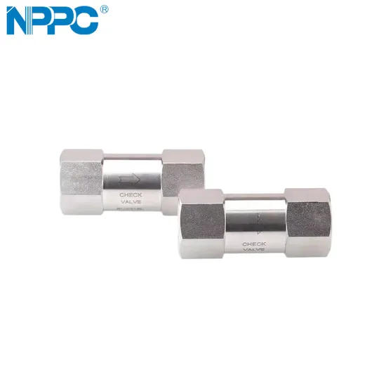 Skpv-02-Ss Series Stainless Steel One-Way Valve/Double Outer Teeth